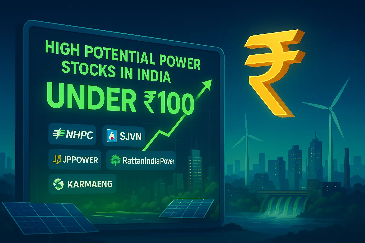 High-Potential Power Stocks in India Under ₹100